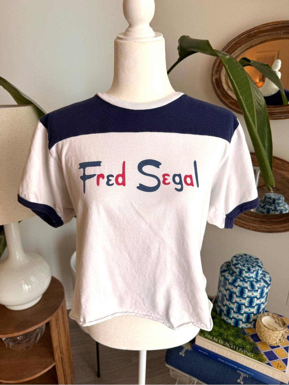 Fred Segal 💙RARE💙cotton t shirt size small•made in LA•